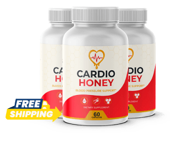 Cardio Honey™ blood pressure support — 3 bottles